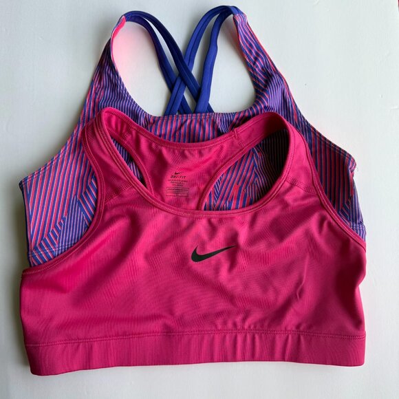 Kids' Pink and Purple Striped Sports Tops - Picture 7 of 8
